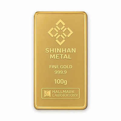 신한메탈 골드바 100g
